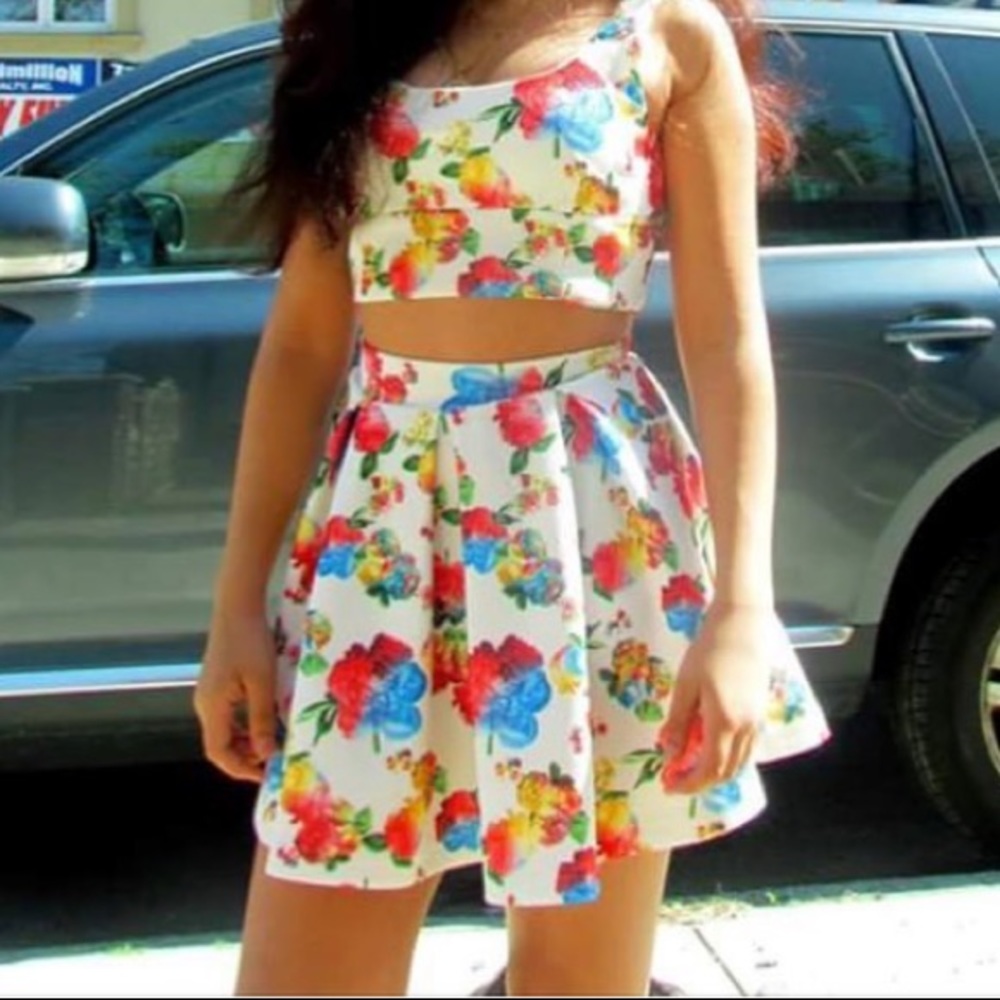 Floral skirt